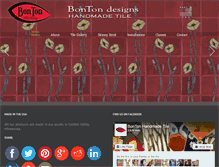 Tablet Screenshot of bontondesigns.com